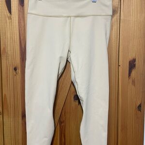Fabletics Powerhold dark ivory pull on leggings size large